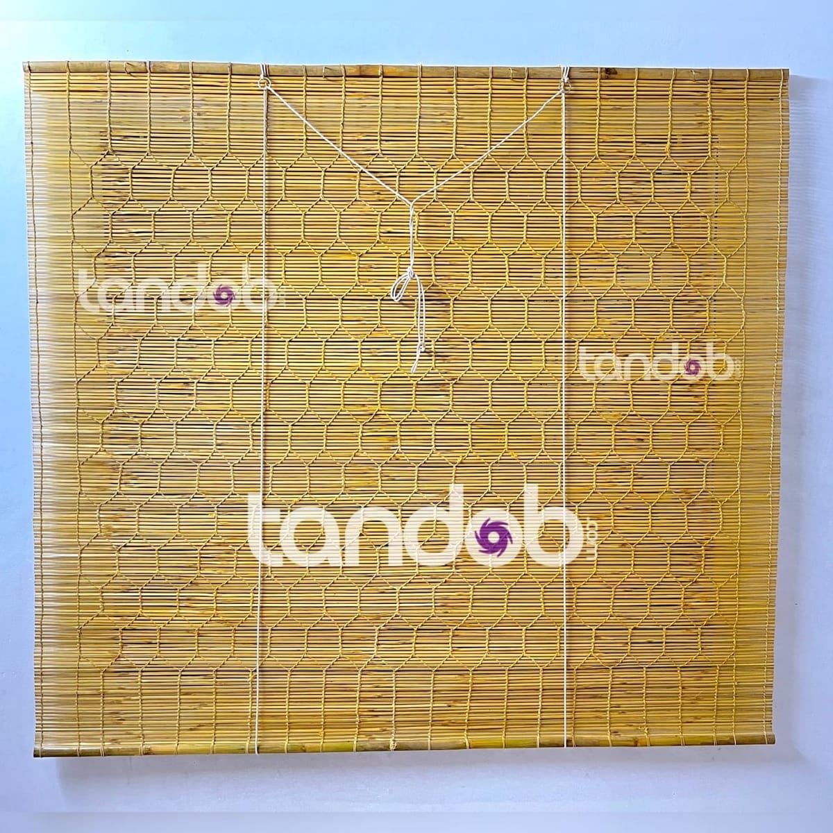 Bamboo Chick Curtain - Honeycomb Design বাঁশের পর্দা